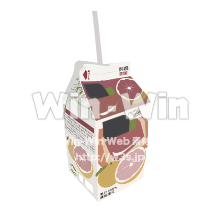 紙パックのCG・イラスト素材 W-005633