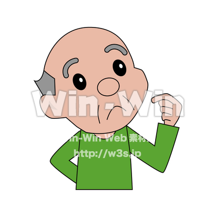 おじいさんのCG・イラスト素材 W-007326