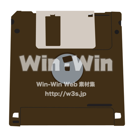 フロッピーディスクのCG・イラスト素材 W-006821