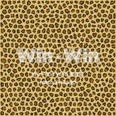 ヒョウ柄のCG・イラスト素材 W-007192