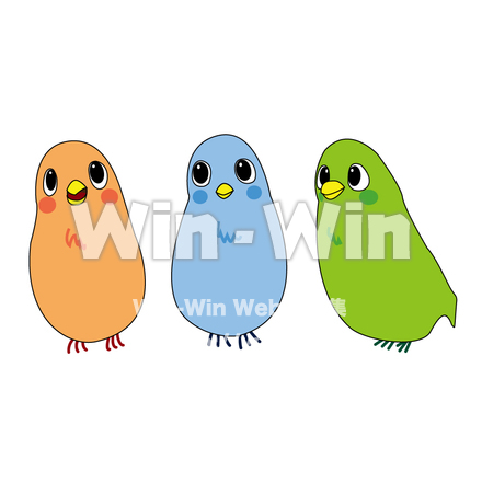 鳥のCG・イラスト素材 W-006663