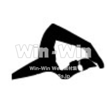 クロールのシルエット素材 W-006379