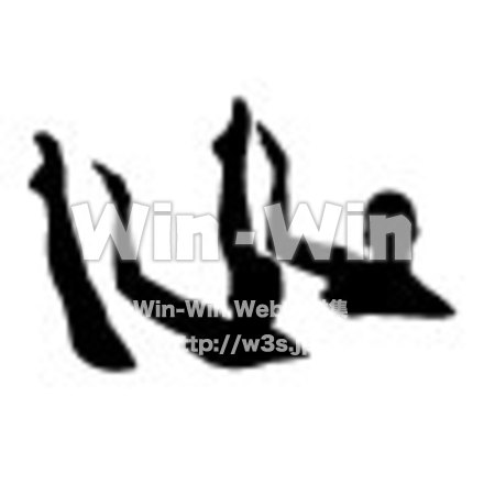 シンクロのシルエット素材 W-006392