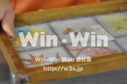 越前和紙作りの写真素材 W-006187