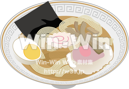 ラーメンのCG・イラスト素材 W-007253