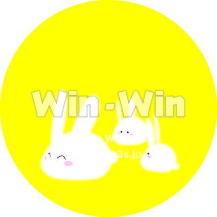 うさぎのCG・イラスト素材 W-006813