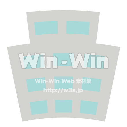 ビルのCG・イラスト素材 W-006344
