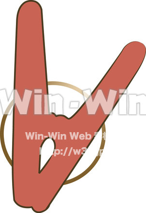 選択バサミのCG・イラスト素材 W-006679