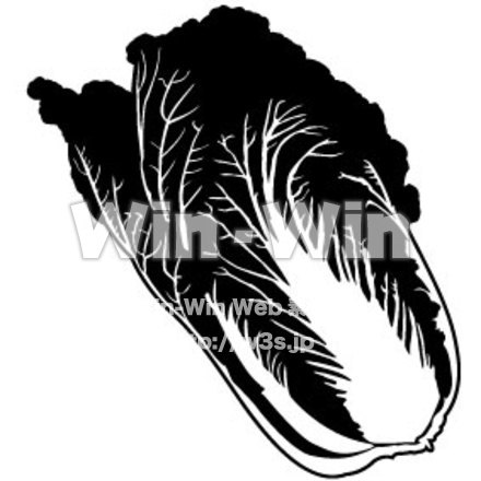 はくさいのシルエット素材 W-006247