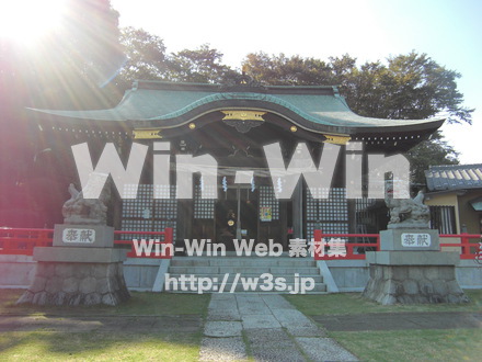 稲毛惣社　白幡八幡大神　４の写真素材 W-006389