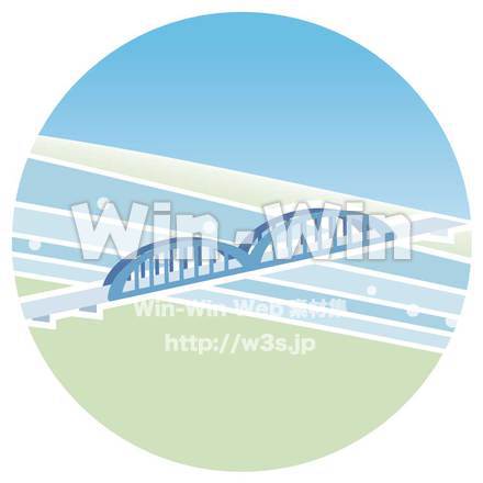 橋のCG・イラスト素材 W-006100