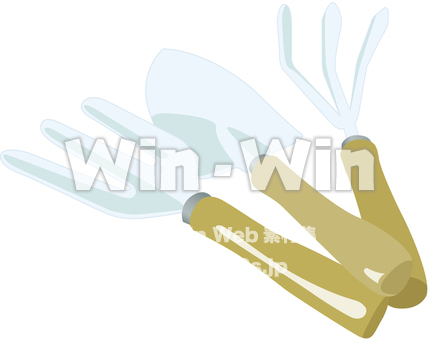 ガーデニンググッズのCG・イラスト素材 W-006829