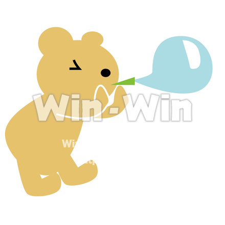くまのCG・イラスト素材 W-006290