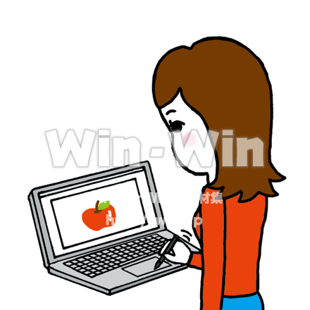 女性　　のCG・イラスト素材 W-006649