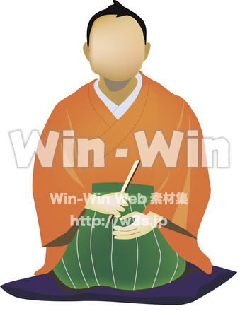 落語家のCG・イラスト素材 W-006882