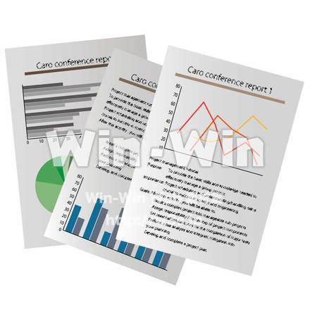 書類のCG・イラスト素材 W-006143