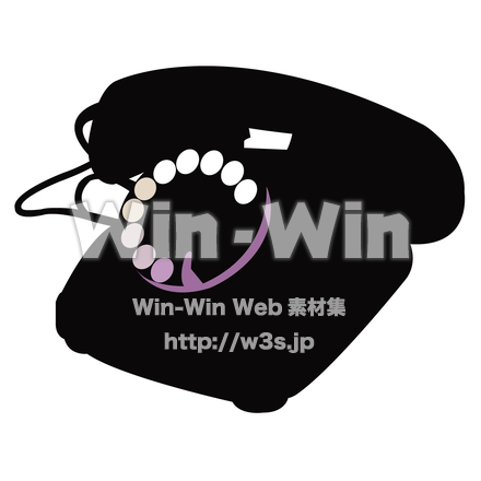 電話のCG・イラスト素材 W-006822