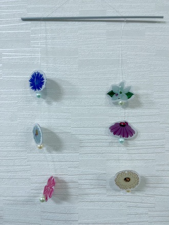 ハーブ花イラストのモビール D-006535 のその他