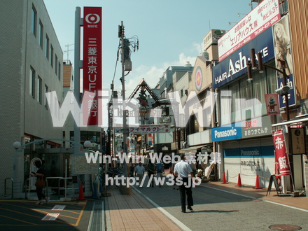 元住吉　ブレーメン通り商店街の写真素材 W-007828