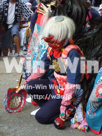 管の獅子舞の写真素材 W-006022