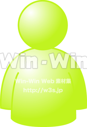 人物アイコンのCG・イラスト素材 W-006575