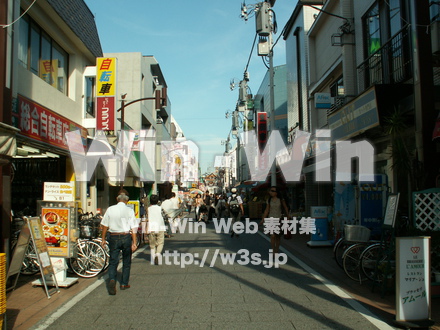 元住吉　ブレーメン通り商店街の写真素材 W-007835