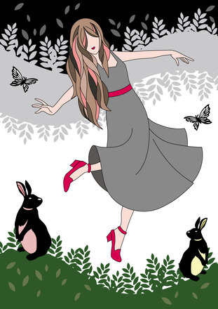 童話「赤い靴」 D-006089 のその他