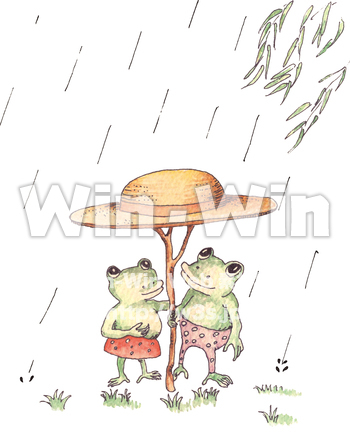 イラスト　カエルのCG・イラスト素材 W-006903