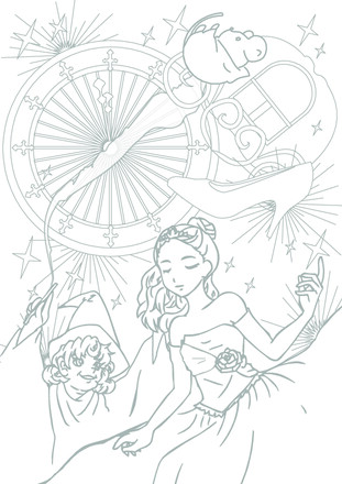 シンデレラの塗り絵 D-006084 のその他