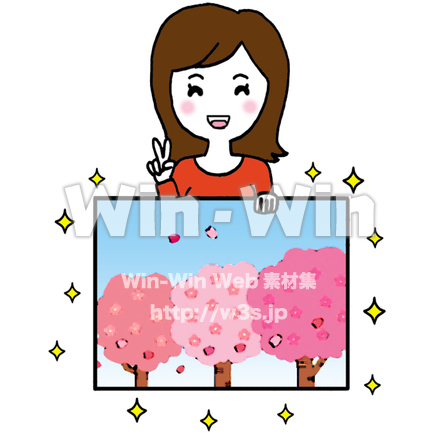 女性　　のCG・イラスト素材 W-006646