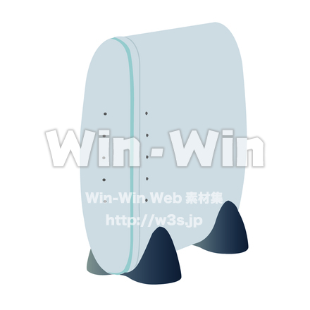 ルーターのCG・イラスト素材 W-006823
