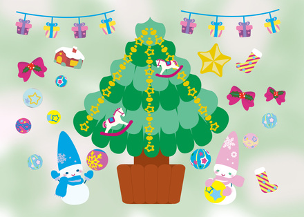 キラキラシール　クリスマス D-006433 のその他