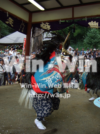 管の獅子舞の写真素材 W-006025
