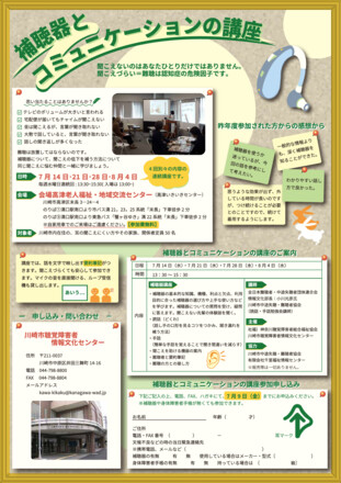 補聴器とコミュニケーションのポスター D-006017 のポスター