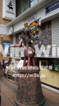 元住吉　ブレーメン通り商店街の写真素材 W-007841