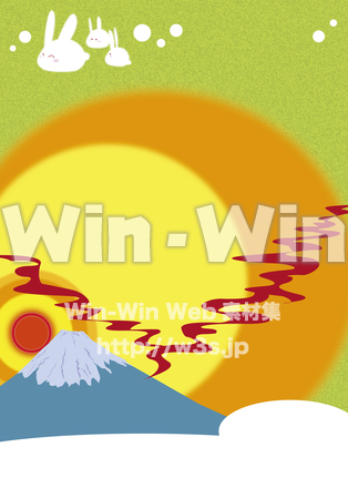 年賀状や年賀チラシ背景のCG・イラスト素材 W-006815