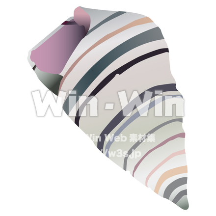 巻貝-その２のCG・イラスト素材 W-006084