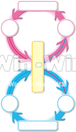 交差する図のCG・イラスト素材 W-007224