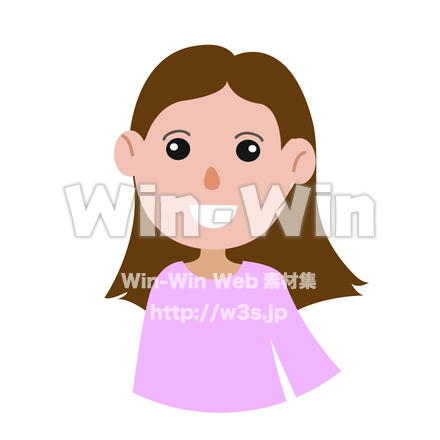 おねえさんのCG・イラスト素材 W-007513