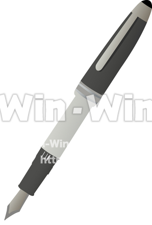 万年筆のCG・イラスト素材 W-007529