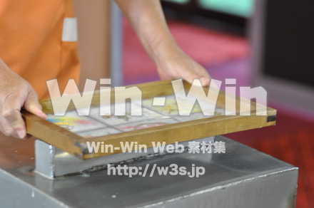 越前和紙作りの写真素材 W-006188