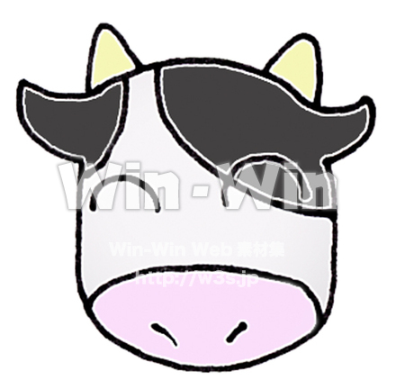 うしのCG・イラスト素材 W-006632