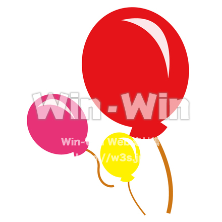 ふうせんのCG・イラスト素材 W-006296