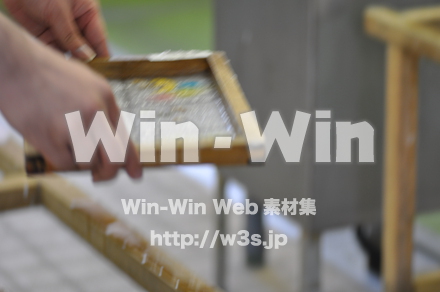 越前和紙作りの写真素材 W-006190