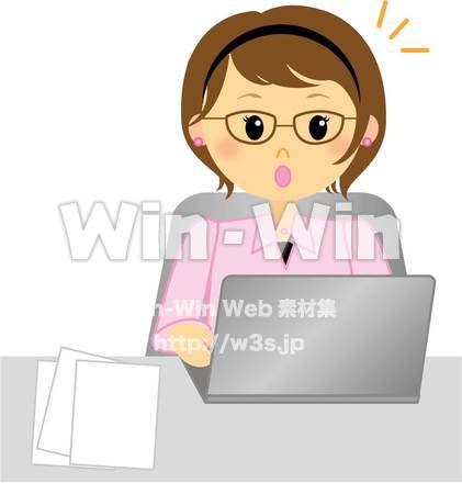 OL_ひらめきのCG・イラスト素材 W-007338