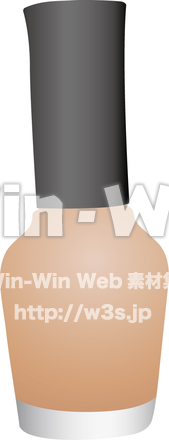 マニキュアのCG・イラスト素材 W-006842