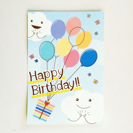 誕生日カード D-006771 のポストカード・DM
