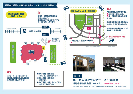 補聴器とコミニケーションの講座　チラシ裏面 D-006706 のチラシ