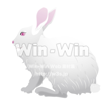 うさぎのCG・イラスト素材 W-006631