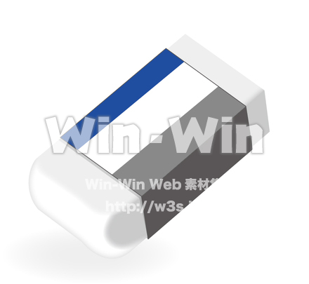 消しゴムのCG・イラスト素材 W-006201